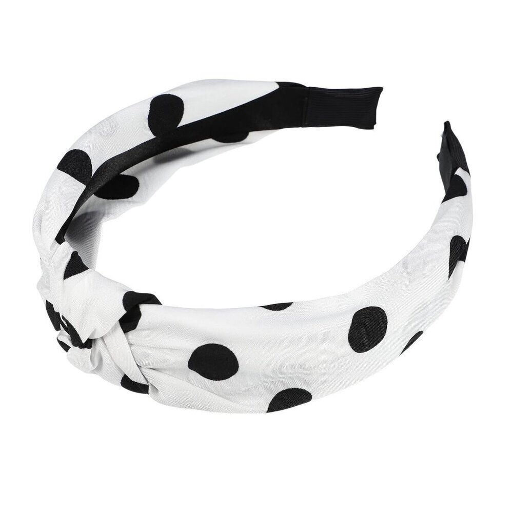 Polka Dot Headband Cotton Wide Non-Slip Fashion Hair Accessories for Women